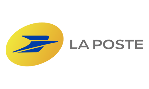 La Poste logo, French postal and financial services company